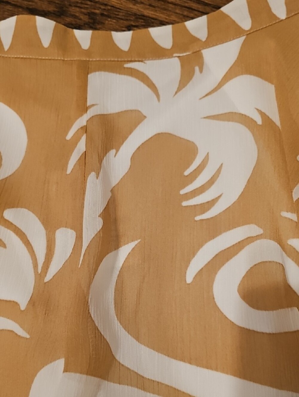 Forever 21 Tan & White Printed Skort Shorts - Picture 4 of 8